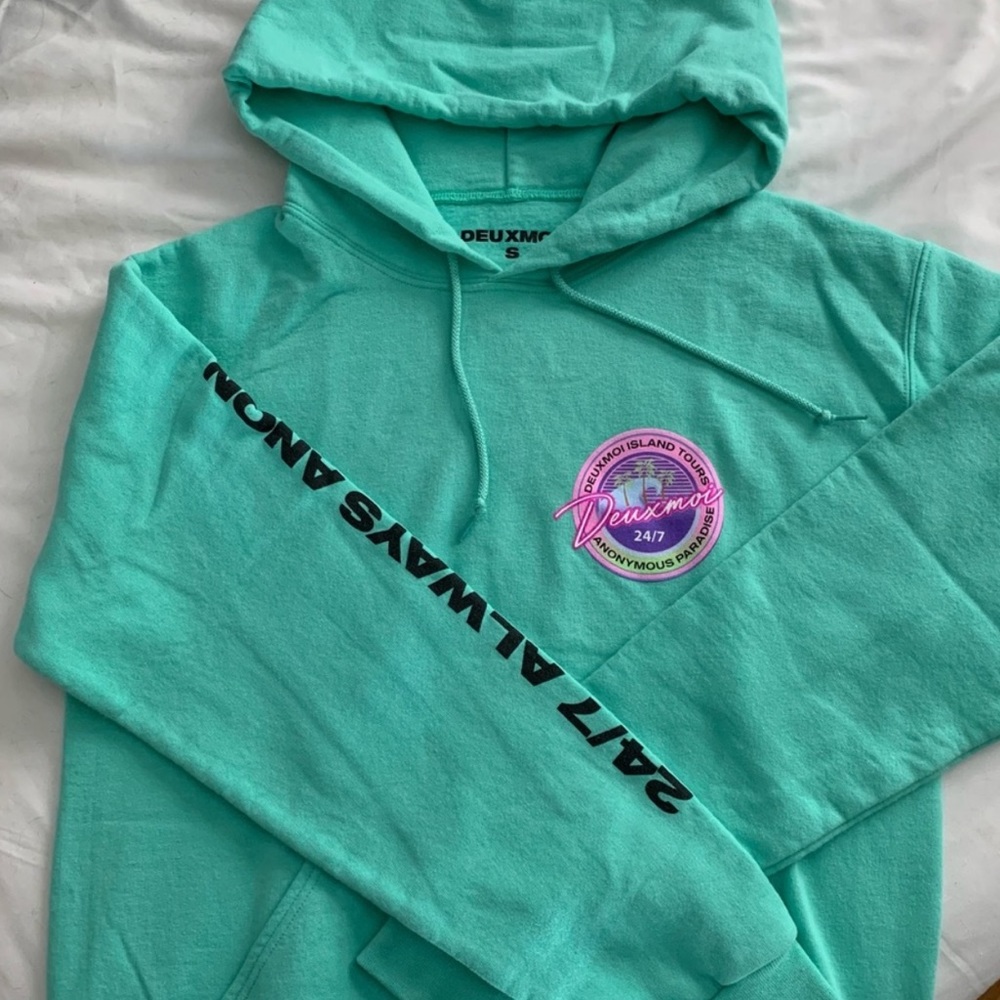 DEUX MOI Logo Hoodie Sweatshirt